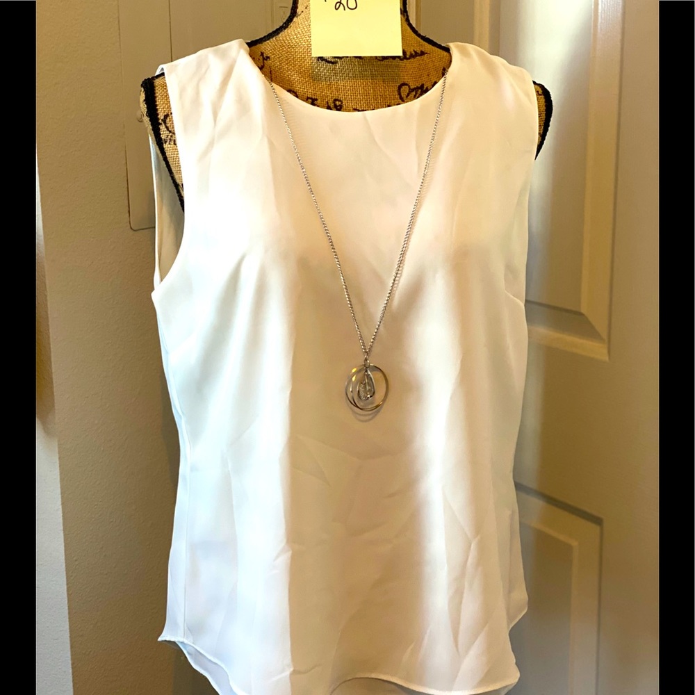 Donna Karan white blouse